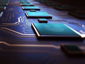 A picture of a tech image displaying mobile technology.