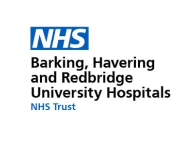 Barking, Havering and Redbridge Hospitals NHS logo.